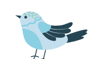 concept one health oiseau pied de page