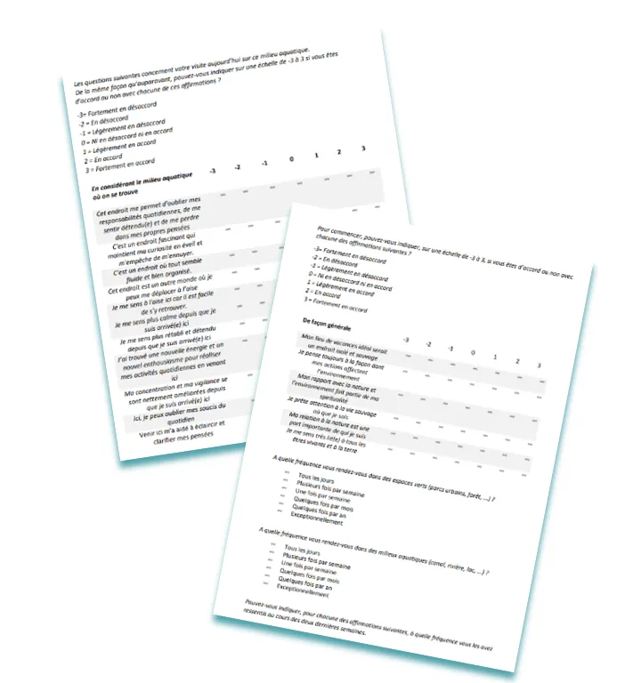 Questionnaires ME